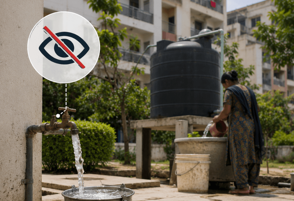 No Water Consumption Visibility